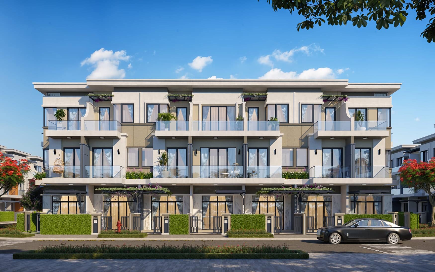 Thiết kế Townhouse Iris Residence